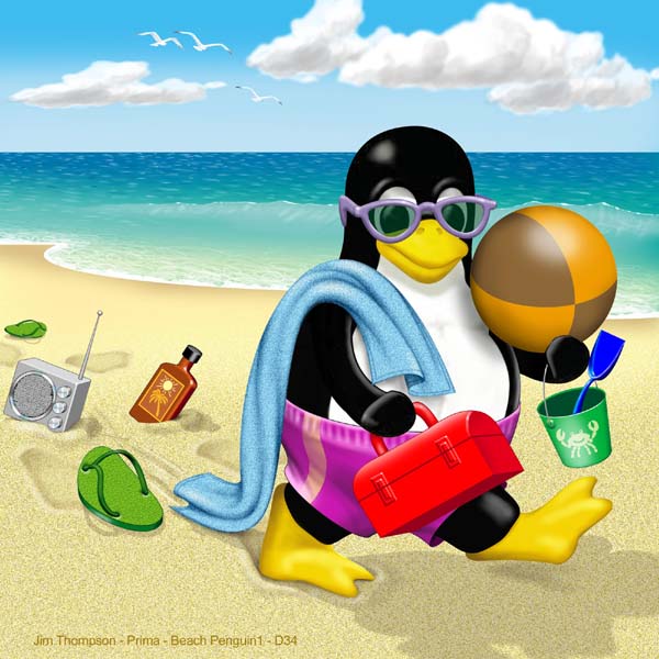 Beach Penguin1